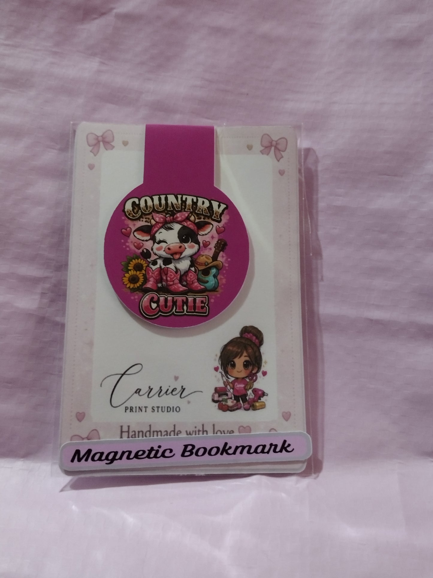 COUNTRY CUTIE MAGNETIC BOOKMARK
