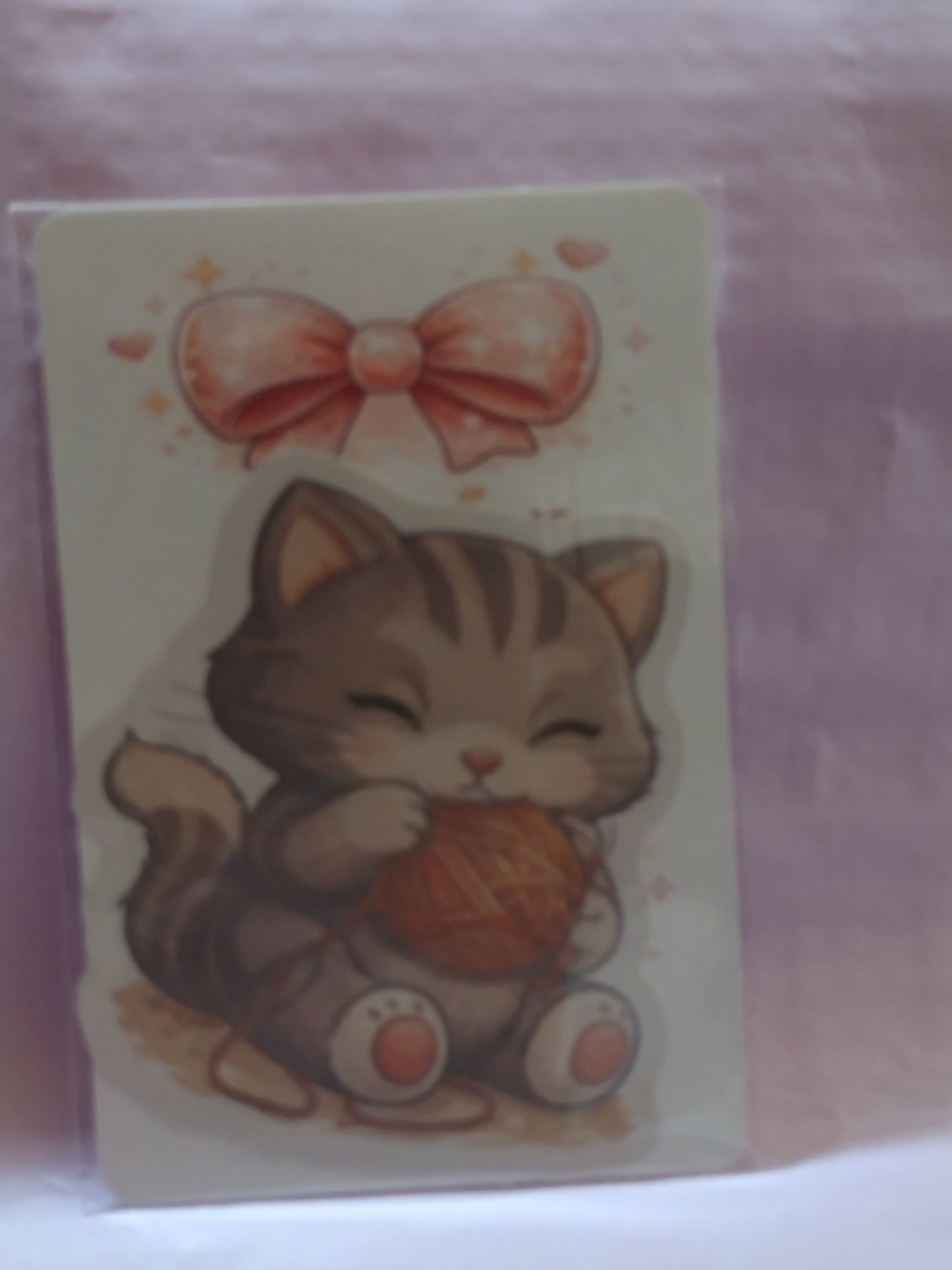 cute grey kitten sticker
