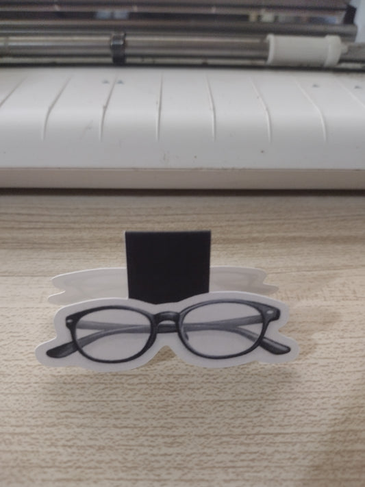 Black glasses MAGNETIC  bookmark