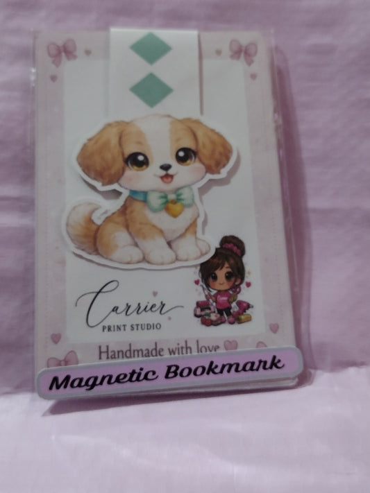 MAGNETIC BOOKMARK CUTE PUPPY
